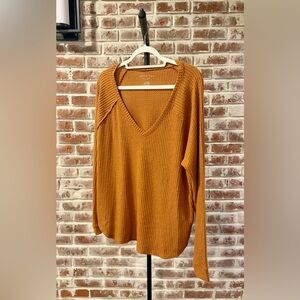 American Eagle Outfitters Plush V-Neck Sweater XL